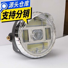 超亮led大灯总成摩托车车灯电动三轮车大灯48v60v通用大灯前大灯