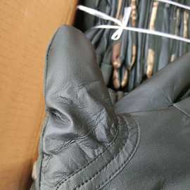 劳保内手套防寒户外骑行手套钓鱼抓绒保暖绿色橄榄绿全包手指内手