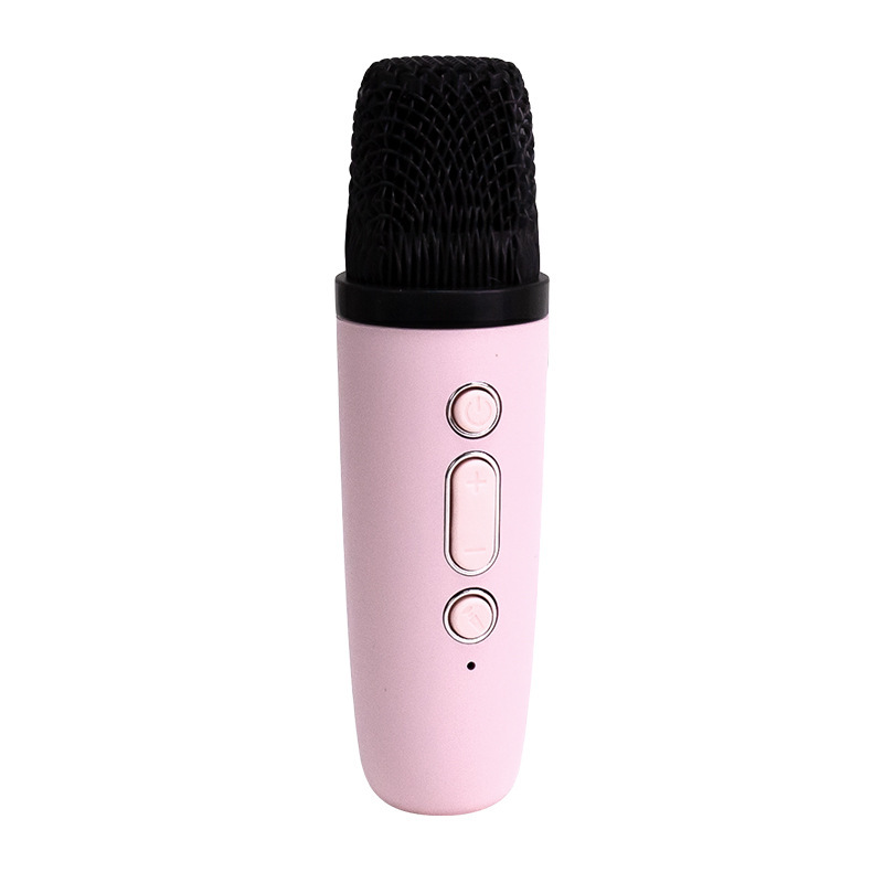 D22 Bluetooth スピーカーポータブルミニワイヤレスマイクオールインワンスピーカー子供用ホームカラオケマイクセット|undefined