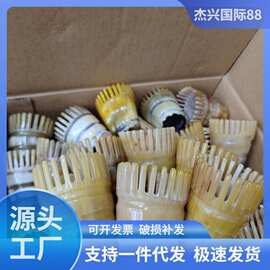 白牦牛角半截洗头梳，按摩，牛角筒梳防脱发固发养发头皮护发