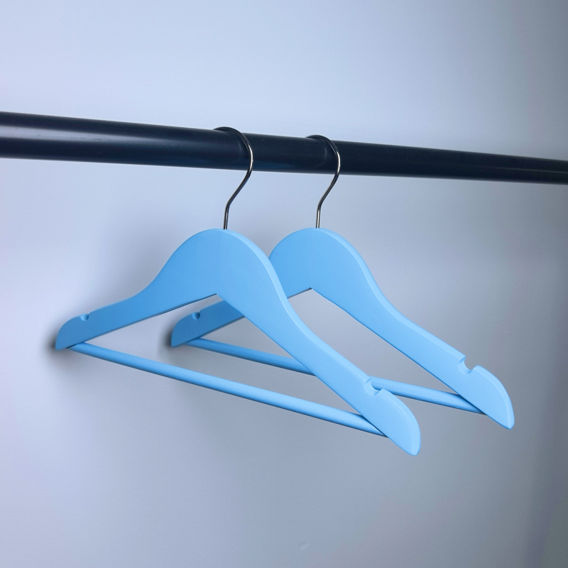 파란색 아동용 옷걸이 단품 30cm