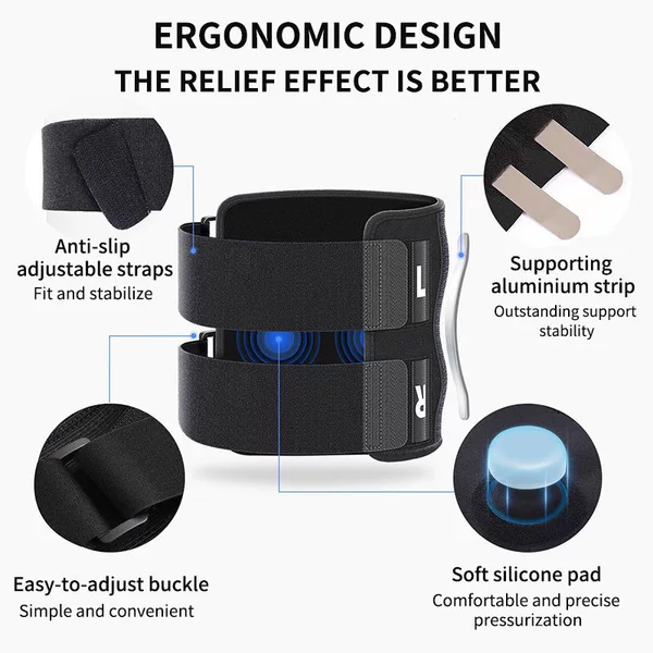 Cross-Border Sports Support Adjustable Leg Straps with Pressure Relief for Sciatic Nerve Discomfort Leg Protectors