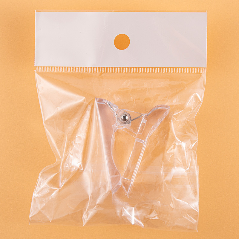 新美甲水晶延長定形夾工具 透明甲膜固定水晶夾 水晶膠延長膠夾子