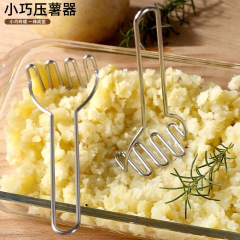 スポットステンレス鋼ジャガイモプレス食品グレードのキッチンガジェットベビーフードサプリメントポテトマッシャー