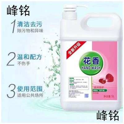 Large Bucket of 5kg Hand Sanitizer Refill Home Economics Free Shipping Hotel Restaurant Hotel Floral Bottle Commercial