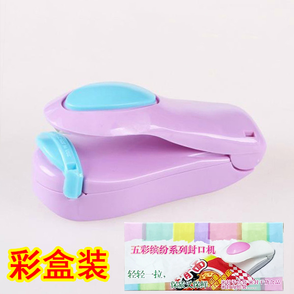 Selladora de Bolsas de Plástico Mini, Sellado por Calor, Manual, para Cocina