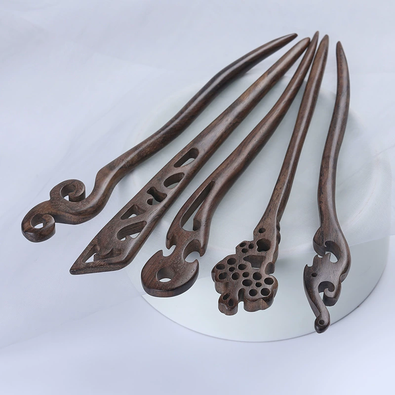 Китайская заколка для волос sandalwood, современная игрушка ветряная мельница, аксессуар для волос, Ханьфу, простой и элегантный дизайн