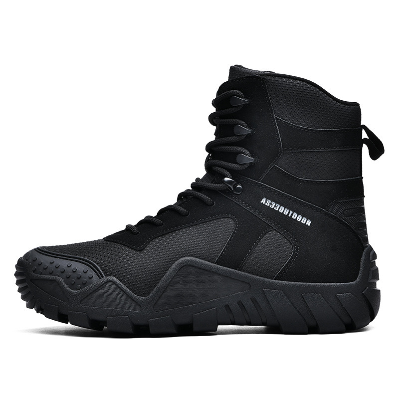 Four Seasons Thick-Soled Camouflage Large Size Military Boots Breathable Tactical Boots Special Forces Outdoor Hiking Wear-Resistant Combat Military Boots for Men Four Seasons Thick-Soled Camouflage Large Size Military Boots Breathable Tactical Boots Special Forces Outdoor Hiking Wear-Resistant Combat Military Boots for Men