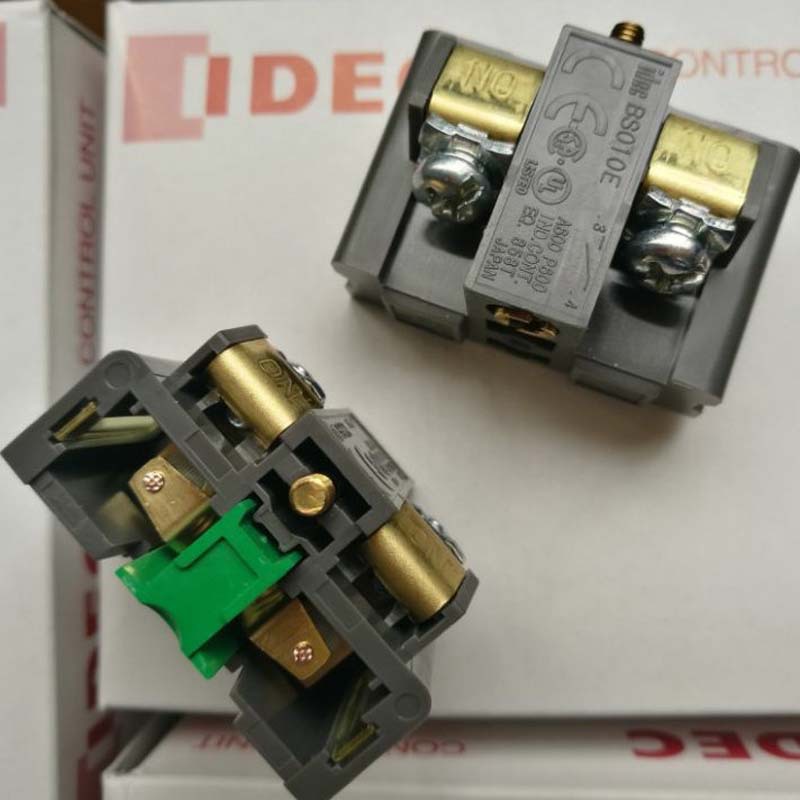 全新日本idec和泉30mm老款辅助触点BS010E原装BS001E按钮开关触头