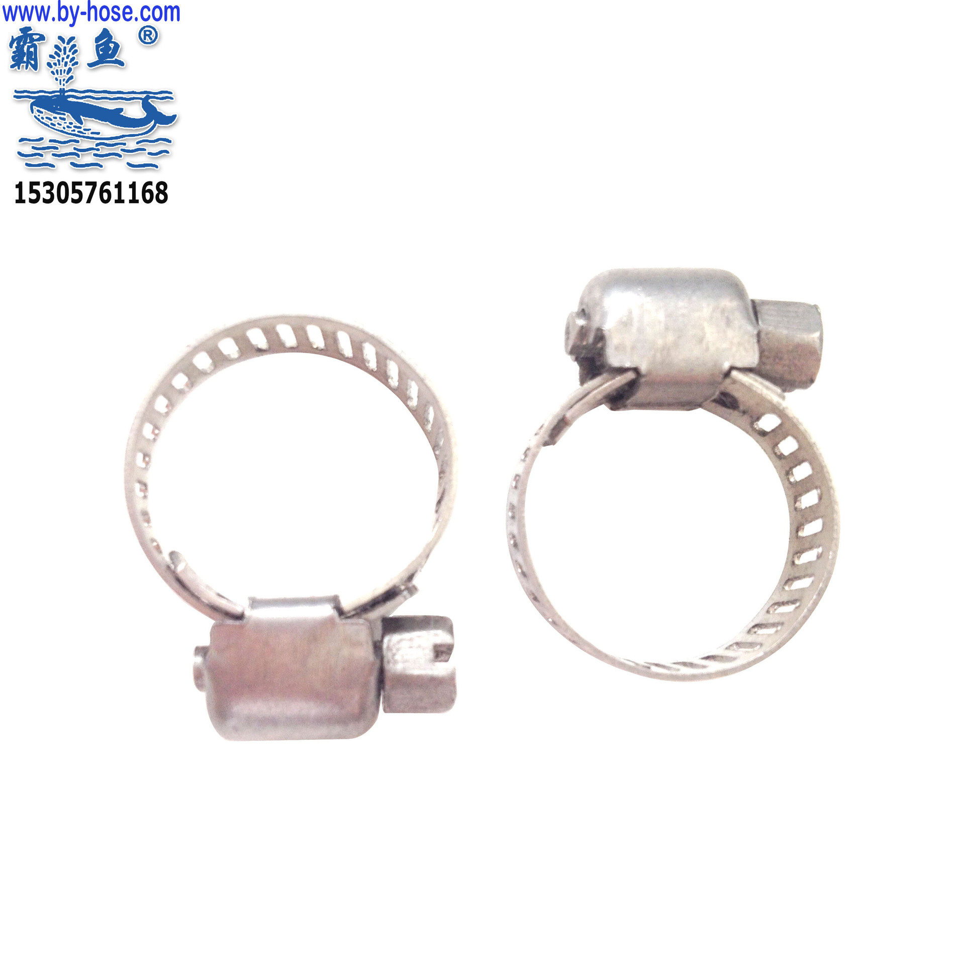 大量供应优质誉信1~8寸水带连接不锈钢抱箍