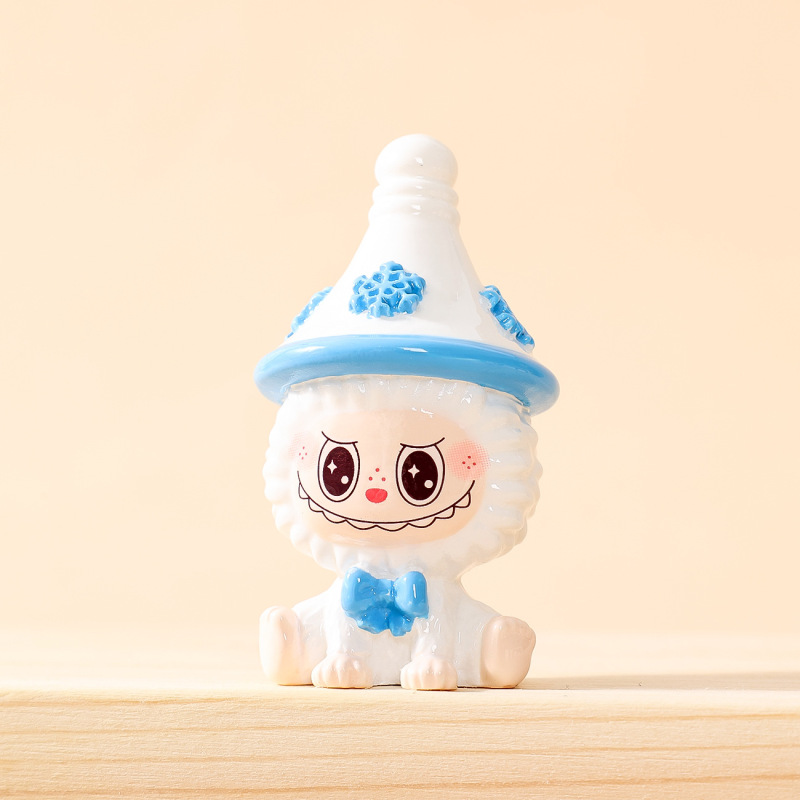 新款秋冬兔兔萌粒公仔树脂diy 桌面迷你小摆件直播对对碰盲袋批发|undefined
