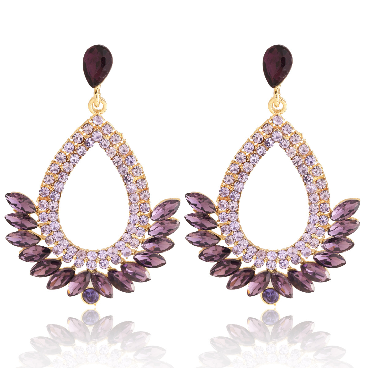 16g Weight Alloy Ear Needle Material Zircon Inlay Material Drop Earrings Classification 1 Pair Quantity Holiday, Daily Occasion Alloy Material Water Droplets Pattern Spring&Summer Season Women's Gender Inlay Design Vacation, Simple Style Style 1 Pair Vacation Simple Style Water Droplets Inlay Alloy Zircon Drop Earrings 无