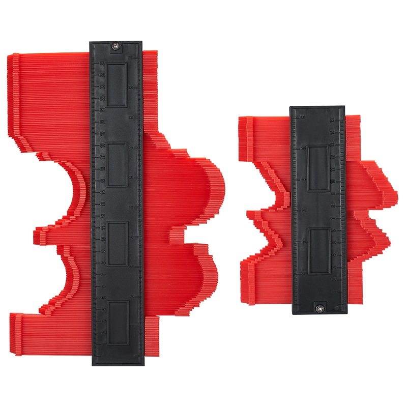 Perfil de forma especial multifuncional Shaper carpintería molde tomando Radian regla Perfil de medición regla curva Shaper Universal