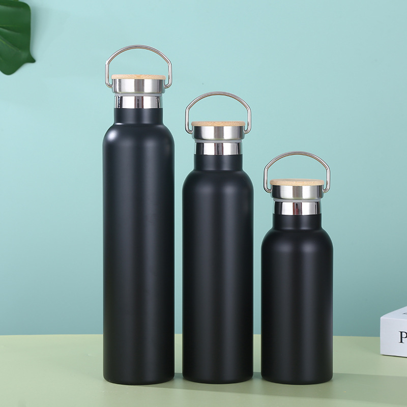 El suministro transfronterizo de acero inoxidable 304 deportes hervidor americano boca grande olla de escalada de doble capa de vacío termo taza al por mayor