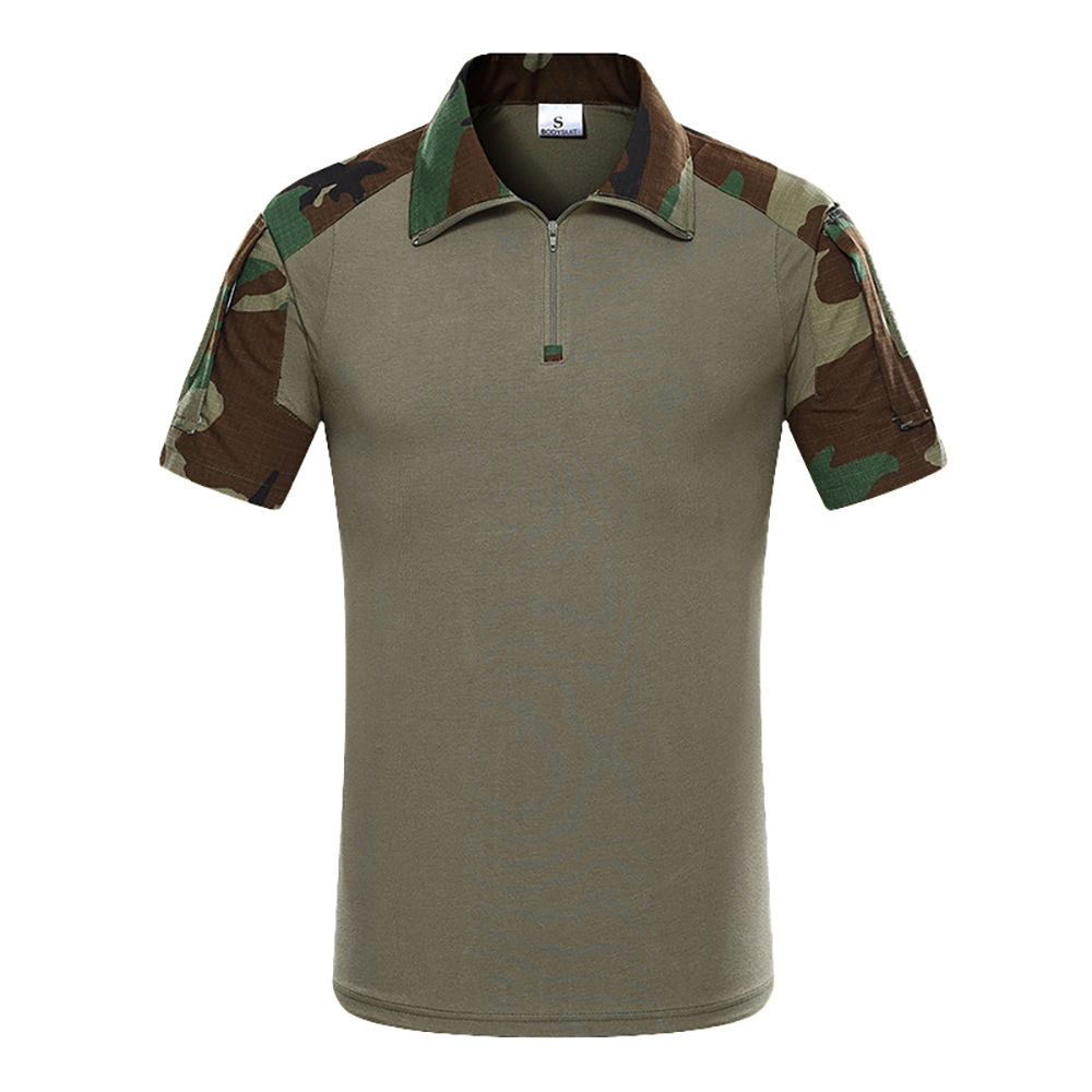 Tren transfronterizo G2 ropa de rana tops verano para hombres ropa de camuflaje de manga corta entrenamiento de rana al aire libre ropa táctica fábrica al por mayor