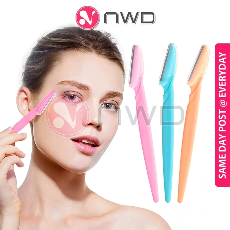 Stainless Steel Blade Eyebrow Trimmer, Women's Facial Hair Removal Beauty Tool for Beginners with Protective Net, Micro-Distance, Cross-Border Exclusive Supply Stainless Steel Blade Eyebrow Trimmer, Women's Facial Hair Removal Beauty Tool for Beginners with Protective Net, Micro-Distance, Cross-Border Exclusive Supply