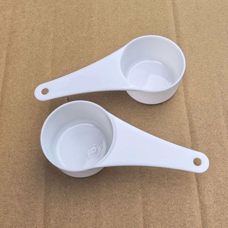 30g flat bottom large white spoon handle with hole 12.5*5.2*3.4cm