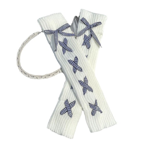 Japanese cute cross strap jk socks set autumn and winter warm leg sets long socks lolita pile socks women winter