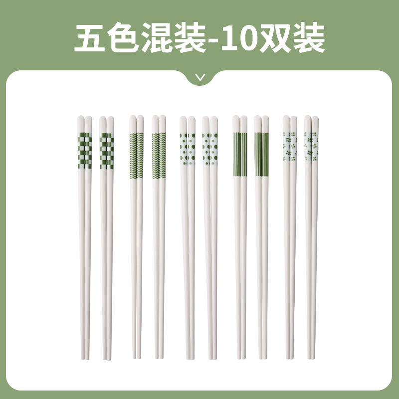 원래 젓가락 혼합 색상 10 쌍