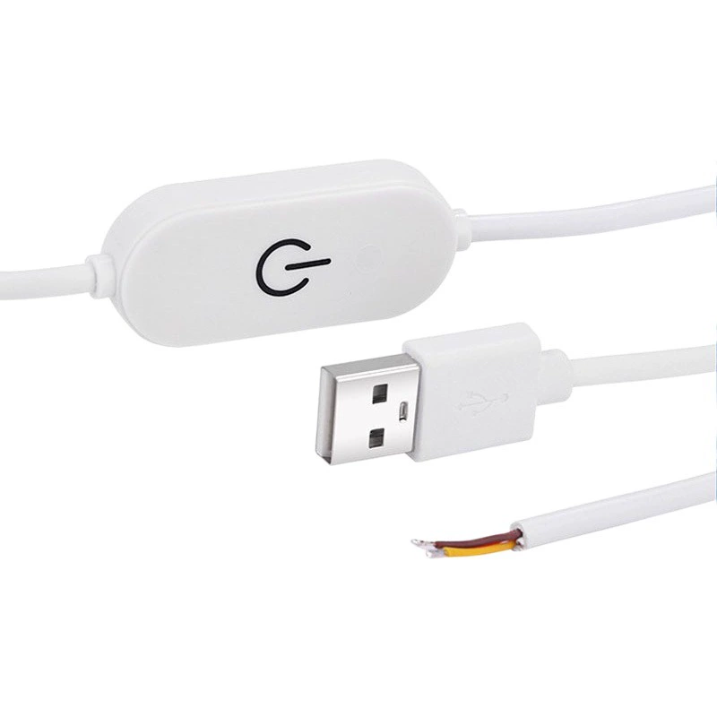 Фабрика прямых продаж USB диммерный кабель сенсорный переключатель бесконечный диммерный затемнитель цвета 5V шкаф ночник кабель управления