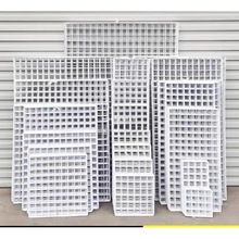 网片网格铁丝网超市挂网货架白色铁网展示架格子网格片挂墙置物架