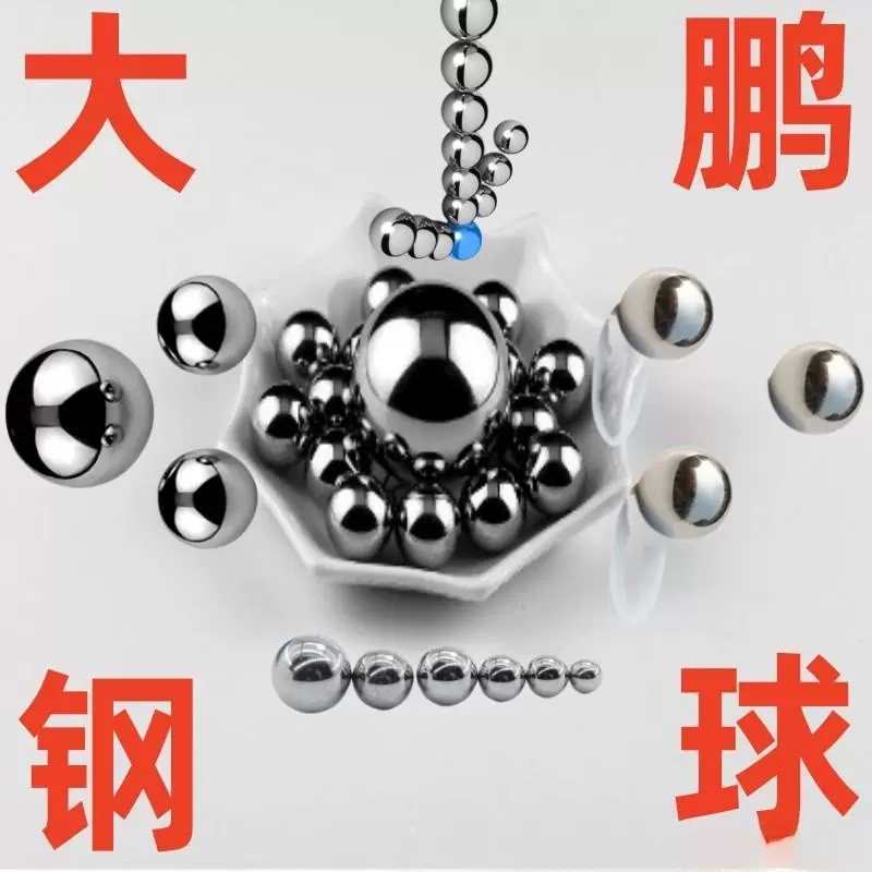 碳钢球滚珠镀镍17.4mm20mm半孔m4螺纹内径云台支撑平衡万向球头