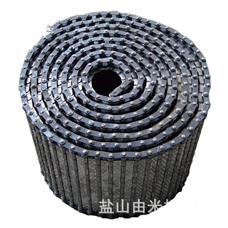 机床排屑机链板镀锌煮黑不锈钢各种节距链板刮板机械输送链条链轮