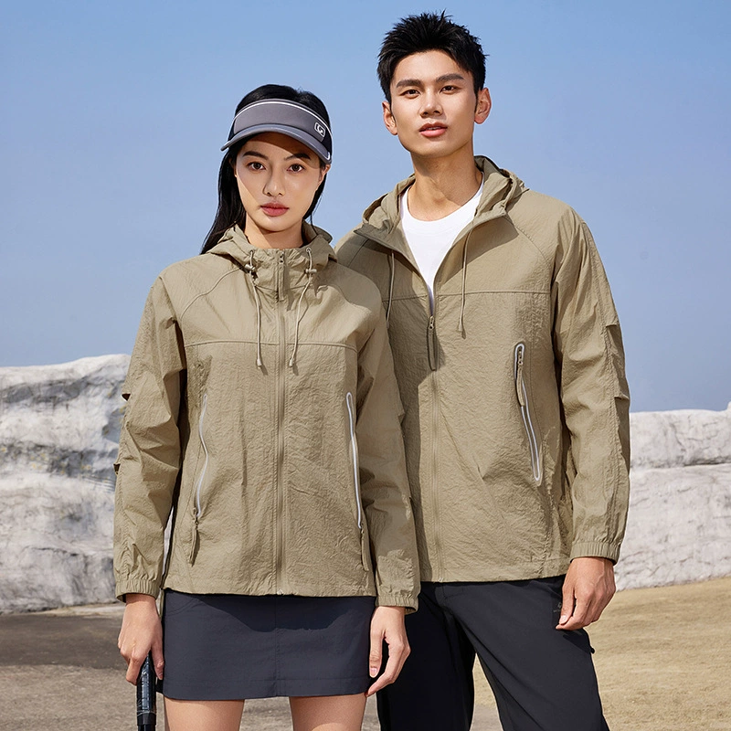 Новая летняя уличная солнцезащитная одежда для пар, тонкая дышащая одежда из ледяного шелка с защитой от УФ-лучей, спортивная одежда для рыбалки, кожаная одежда для мужчин
