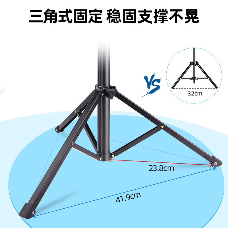Trípode de selfie de teléfono móvil explosivo transfronterizo con ajuste de manguera, soporte para cámara, trípode de piso de fotografía portátil