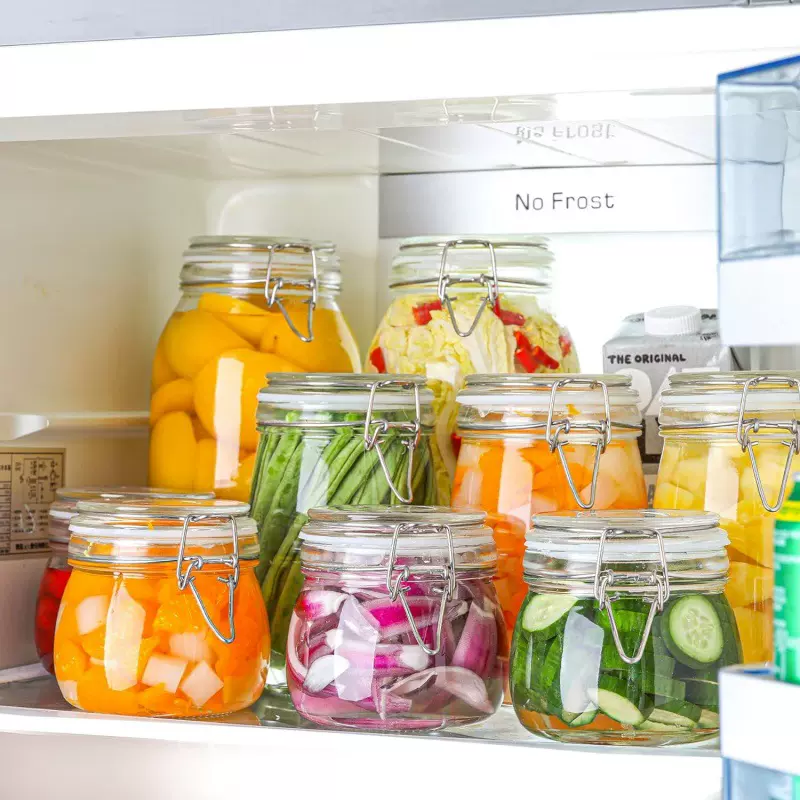 玻璃密封罐卡扣储物罐泡酒泡菜坛子茶叶食品储存罐子蜂蜜瓶果酱瓶