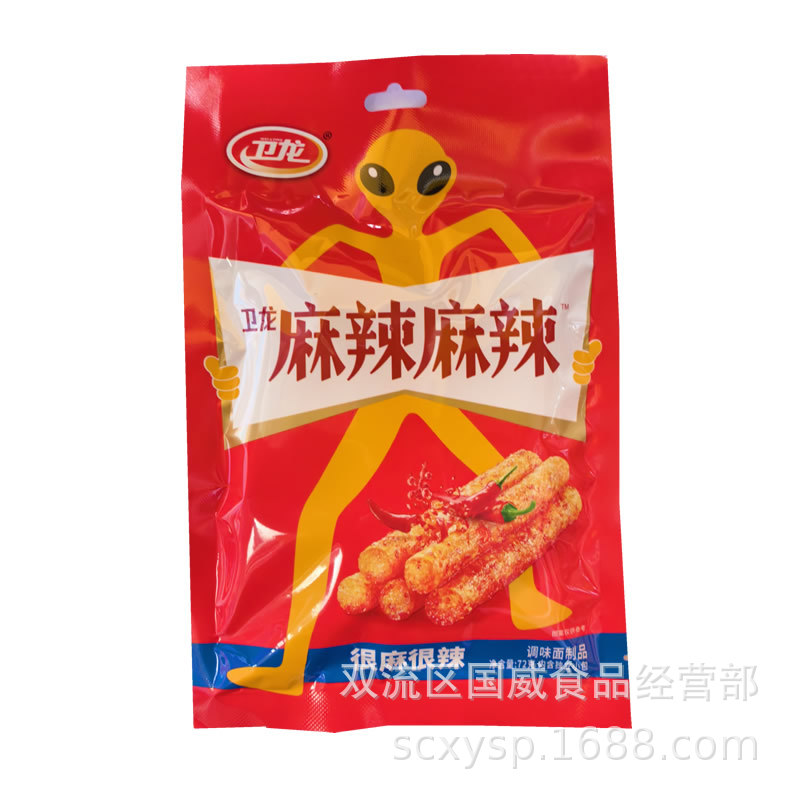 Weilong Spicy Strips, Spicy Konjac Snacks, Seaweed Snacks, Bagged Weilong Spicy Strips, Spicy Slices, Snacks, Wholesale