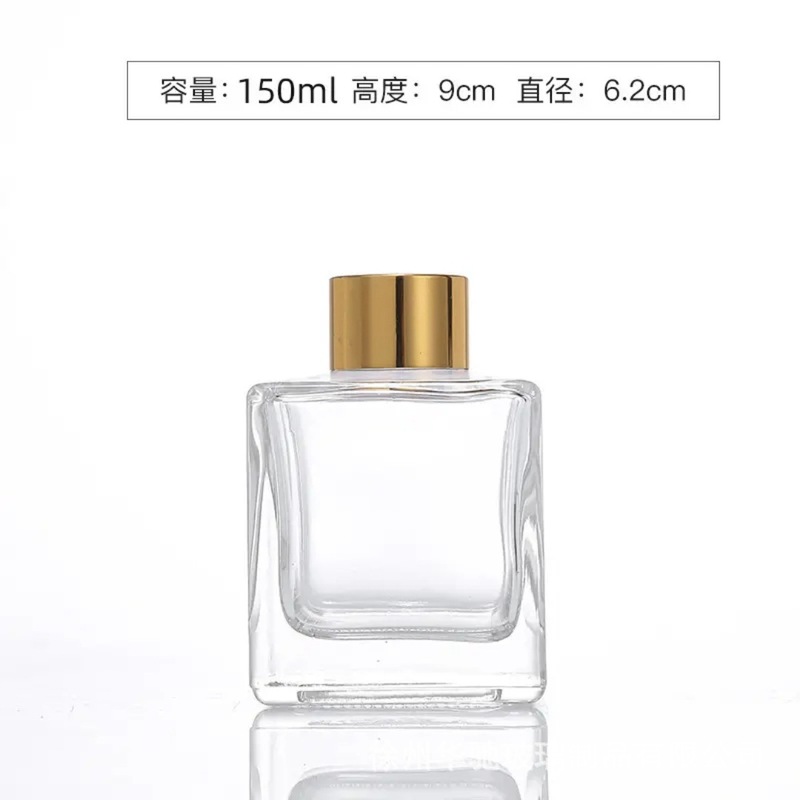 無火香薫空瓶高颜値100ml室内アロマ藤条50ml四角いガラス香水分注瓶|undefined