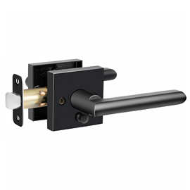 美式热卖锌合金重型三杆锁经典款卫生间门锁  Door Handle Lock