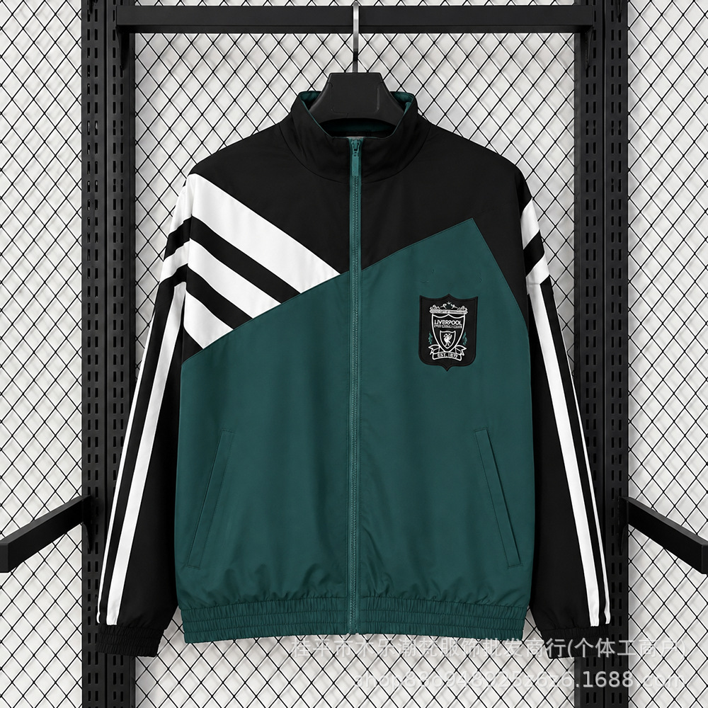 Vintage Jacket Liverpool 1995/96 Casual Sports Culture Jacket Football Training Windbreaker Men's Cross-Border Wholesale