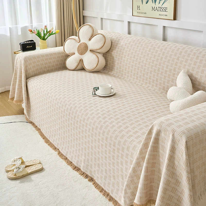 Крем ветровой диван-полотенце с полным покрывалом