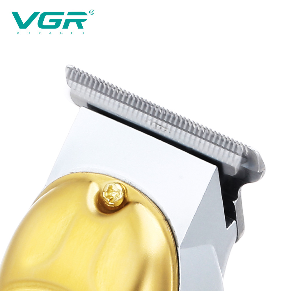 Cortapelos eléctrico retro, diseño totalmente metálico, herramienta de afeitado para cabello graso, cuidado personal en casa._voghion.com