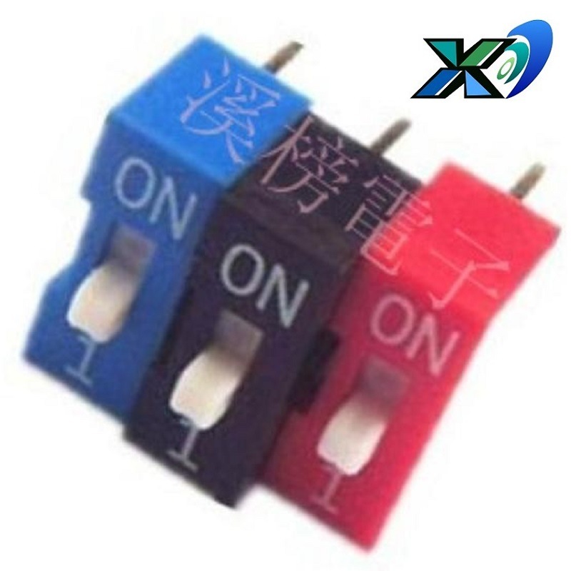 迷你拨码开关1位  两档拨动开关2档  一位拨码开关 2档滑动开关