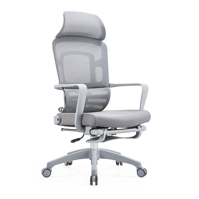 회색 프레임 + 머리 받침 + 페달 + 나일론 발