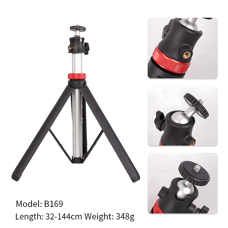 Mini trípode de escritorio Soporte de proyector de escritorio Trípode Soporte de escritorio en vivo para teléfono móvil Soporte de proyector