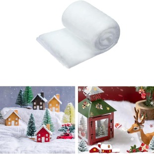 Amazon cross-border 80 * 120CM fake snow and snow decoration supplies props snow cotton Christmas decoration snowflake snow Cotton