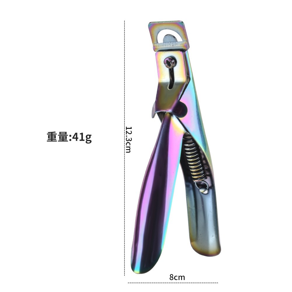 Selección estricta de manicura de acero inoxidable Corte Especial de una palabra DIY usar manicura en forma de u tienda de manicura al por mayor de la misma herramienta de poda