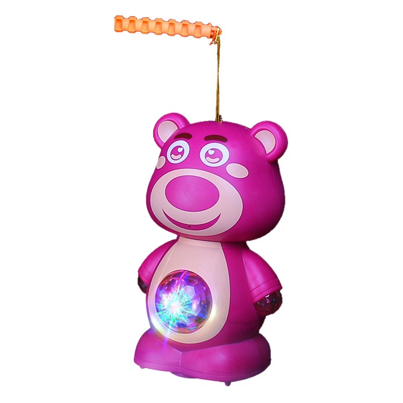 Transfronterizo 4D Vehículo eléctrico de ingeniería universal con música ligera Festival del Medio Otoño linterna Festival puesto linterna modelo de juguete