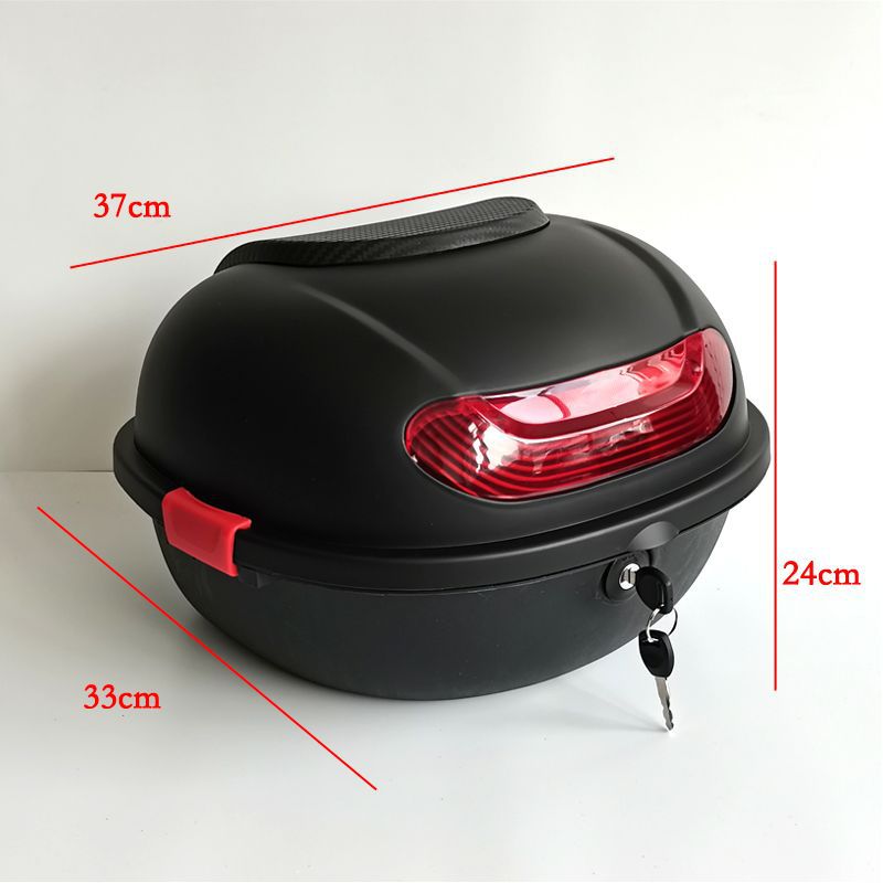 New National Standard Electric Vehicle Trunk Suitable for Yadea, Aima, Tailing, Xiaodao, and Xiaoguiwang Medium-Sized Rear Storage Box