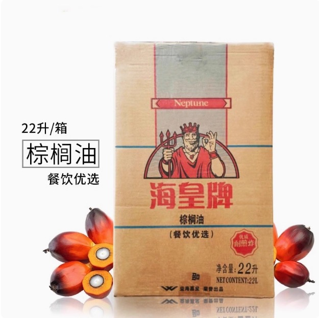 海皇牌棕榈油耐煎炸油商用烘焙起酥油炸鸡汉堡鸡排薯条专用油 22L