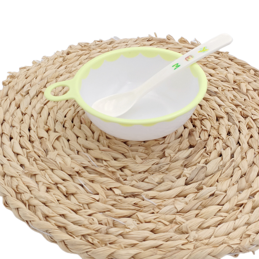 L2315 0079 # círculo Tazón Set 2 yuanes Tienda de bebé lindo dibujos animados melamina porcelana imitación jardín infantil comer image 3