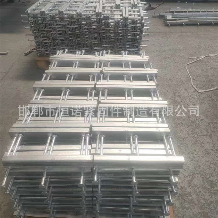 恒星诺 热轧C型带齿哈芬槽道 管廊预埋槽道 铆接铆钉哈芬槽道