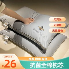 綿枕、頸椎枕コア、睡眠補助、学生寮、男性ホテル睡眠、特別な大人用低家庭用ペア
