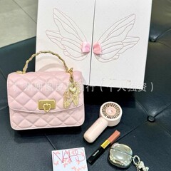 七夕限定款菱形链条包时尚百搭单肩斜挎包高级感小方包