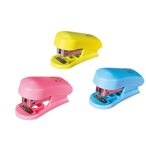 Mini stapler set cute cartoon office stationery small stapler student portable stapler wholesale