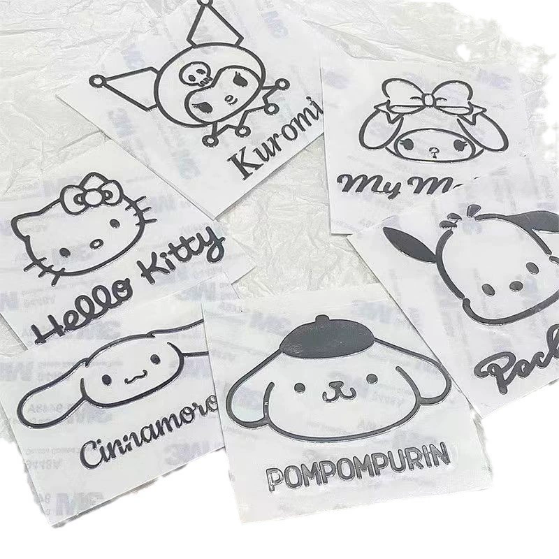 Cartoon metal cute sticker, waterproof decorations, folder